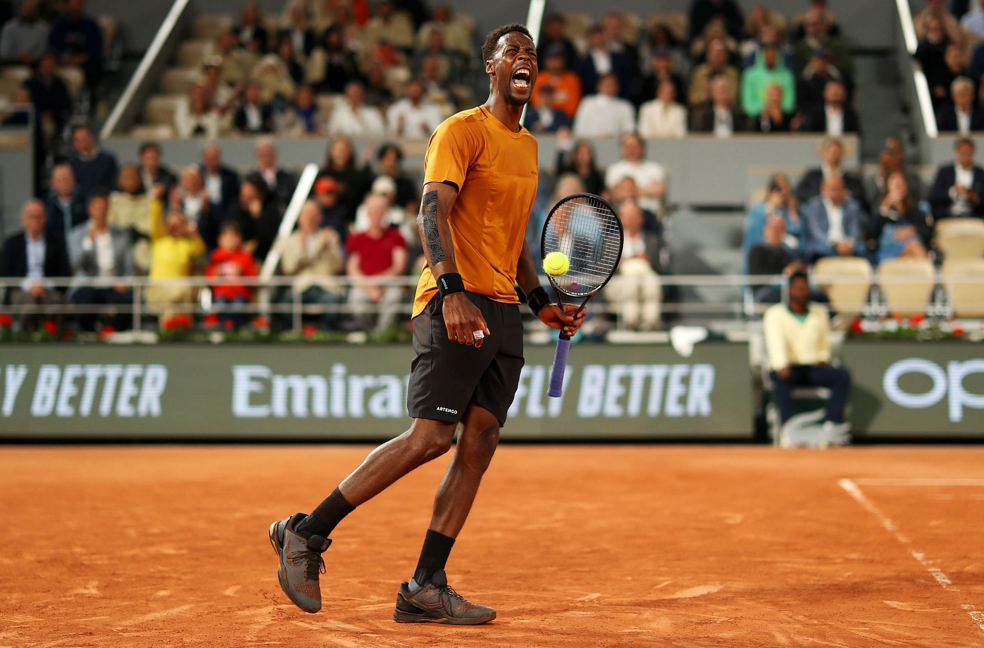 Gael Monfils at the 2023 French Open.